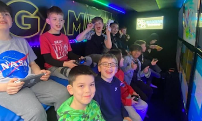 Gaming Warriors Party Bus